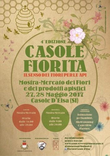 Casole d'Elsa mostra mercato fiera Casole Fiorita Siena