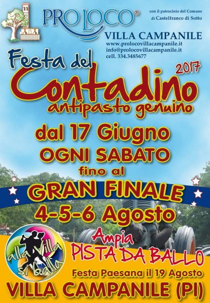 Castelfranco di Sotto Festa del Contadino 2017 Pisa