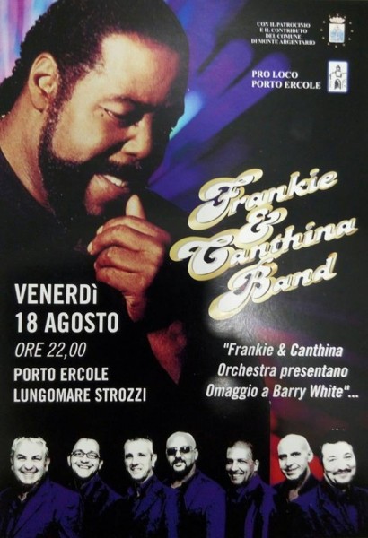 Porto Ercole concerto omaggio musicale a Barry White Grosseto