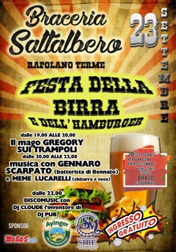 Rapolano Terme Festa della Birra e dell’Hamburger Siena