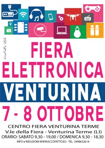 Venturina Terme mostra mercato Fiera Elettronica Livorno