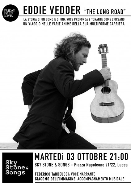 Lucca incontro musicale con la musica di Eddie Vedder
