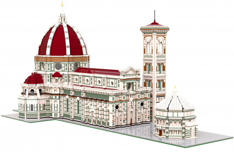 Firenze in mostra il modello in mattoncini Lego che riproduce la cattedrale