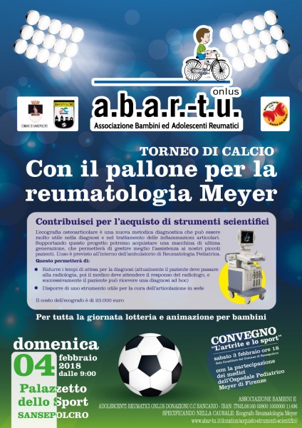 Sansepolcro torneo di calcio Con il pallone per la reumatologia del Meyer Arezzo