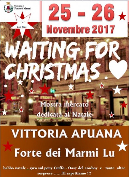 Forte dei Marmi mercatino natalizio Waiting for Christmas Lucca