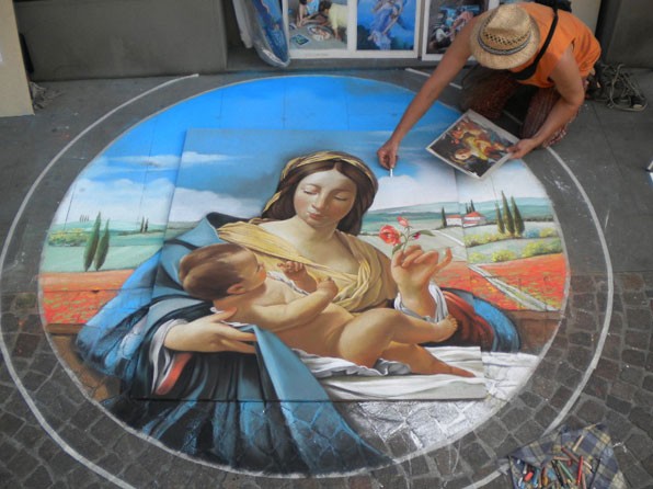 Arezzo arte di strada Festival dei Madonnari