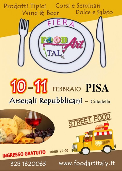 Pisa fiera enogastronomica Food Art Italy