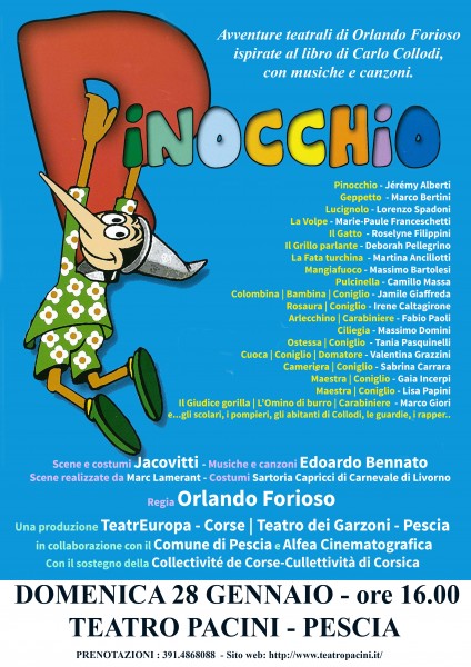 Pescia teatro Pinocchio Pistoia
