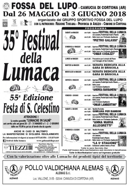 Fossa del Lupo il Festival della Lumaca Arezzo