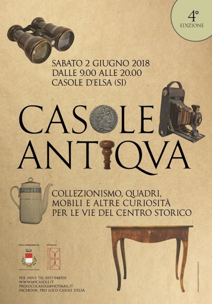 Casole d'Elsa mercatino di Casole Antiqua Siena