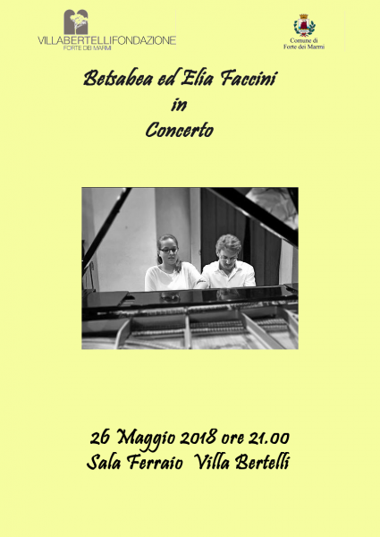 Forte dei Marmo concerto Elia e Betsabea Faccini Lucca