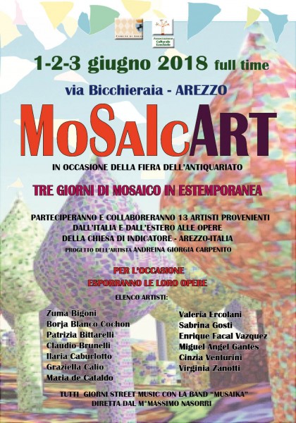Arezzo la manifestazione Mosaicart