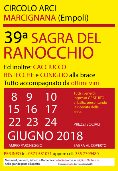 Marcignana Sagra del Ranocchio Firenze