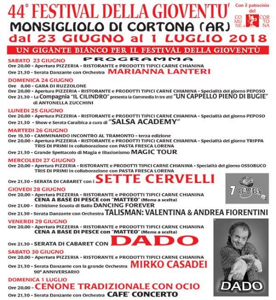Monsigliolo Festival della Gioventù Arezzo