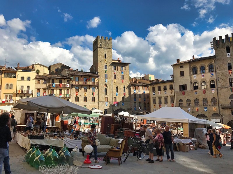 Arezzo mostra mercato Fiera Antiquaria 