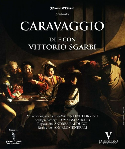 Il 16 luglio al Festival La Versiliana "Caravaggio" di Vittorio Sgarbi