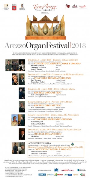 Arezzo Organ Festival concerti di organo