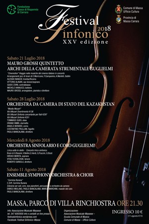 Massa concerti Festival Sinfonico Massa Massa Carrara