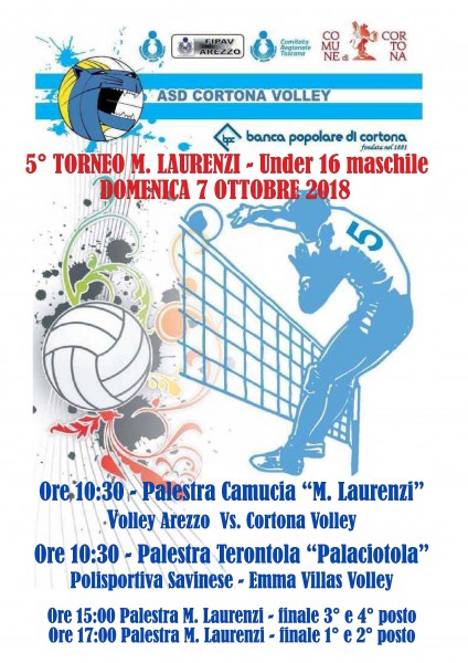 Cortona volley torneo quadrangolare Marco Laurenzi Arezzo