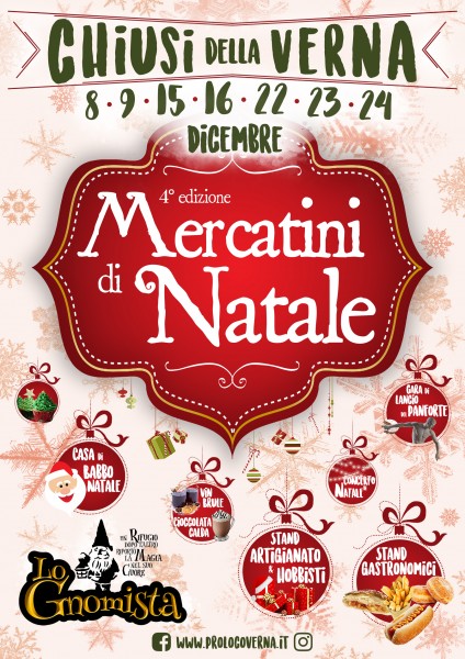 Chiusi della Verna i Mercatini di Natale Arezzo