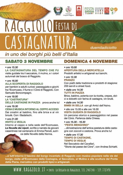Raggiolo Festa di Castagnatura Arezzo
