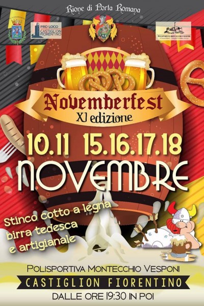 Montecchio Vesponi festa della birra November Fest Arezzo