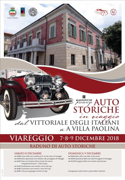 Viareggio Auto storiche in viaggio Lucca