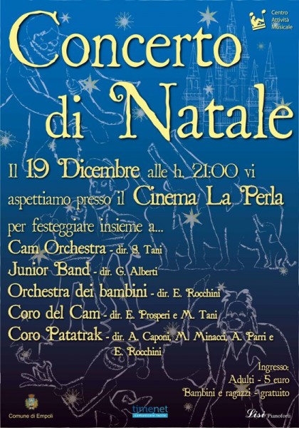 Empoli il Concerto di Natale Firenze