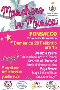 Ponsacco carnevale Maschere in Musica Pisa
