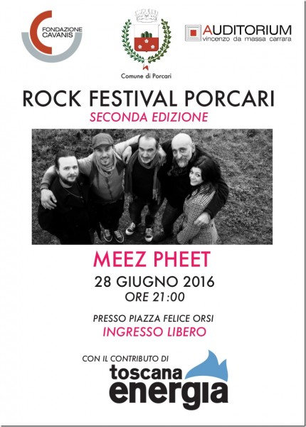 Porcari concerto Meez Pheet Rock Festival Porcari