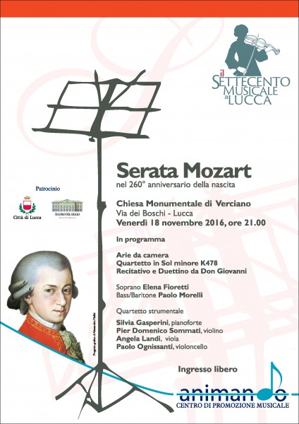 Lucca concerto Serata Mozart