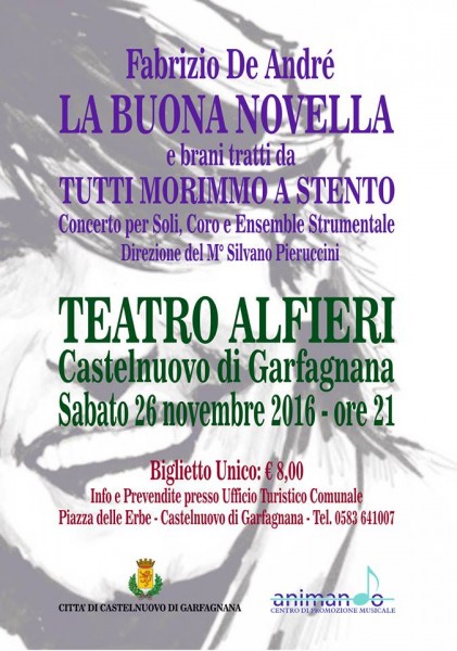Castelnuovo di Garfagnana concerto La Buona Novella Lucca