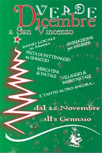 San Vincenzo mercatini natalizi Verde Dicembre Livorno