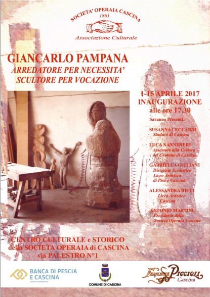 Cascina mostra Giancarlo Pampana Pisa