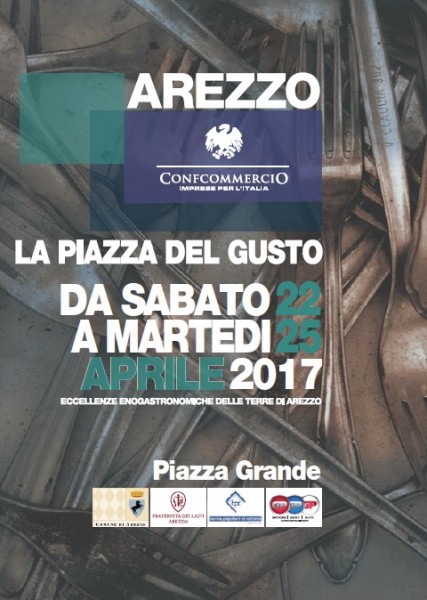 Arezzo mostra mercato La piazza del Gusto