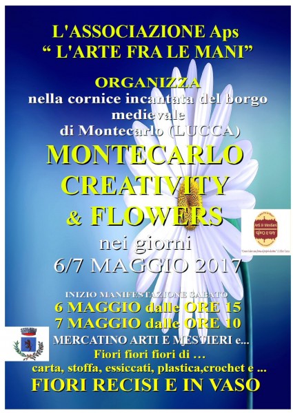 Montecarlo manifestazione Creativity & Flowers Lucca