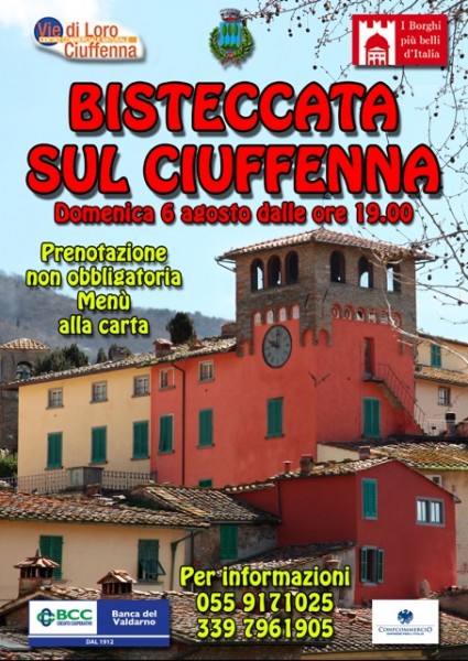Loro Ciuffenna sagra Bisteccata sul Ciuffenna Arezzo