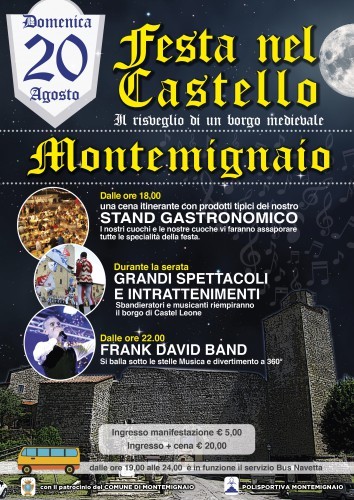 Montemignaio festa medievale Festa nel Castello Arezzo