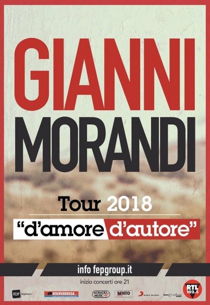 Firenze concerto Gianni Morandi 
