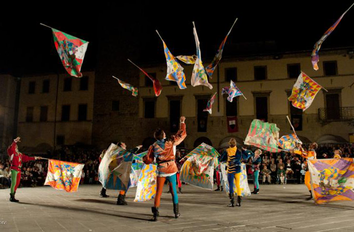 Sansepolcro rievocazione storica Giochi di Bandiera Arezzo