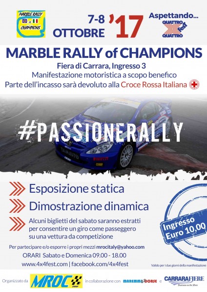 Marina di Carrara corsa automobilistica Marble Rally of Champions Massa Carrara
