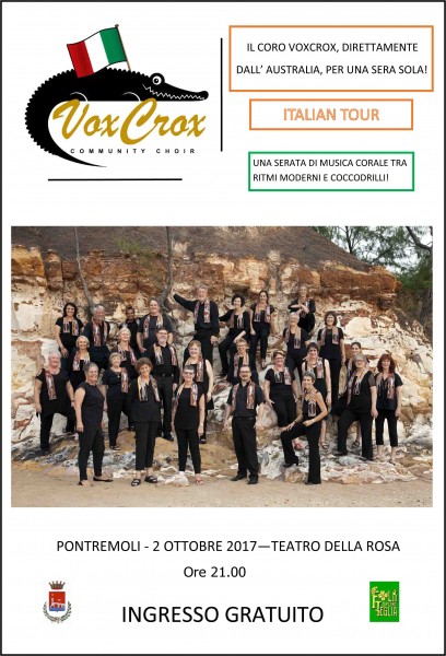 Pontremoli concerto coro Vox Crox Community Choir Massa Carrara