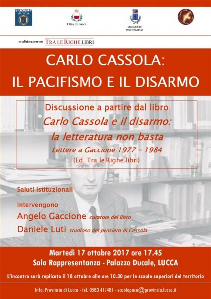 Lucca incontro conferenza su Carlo Cassola