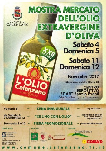 Calenzano Mostra Mercato dell’Olio Extravergine d’Oliva Firenze