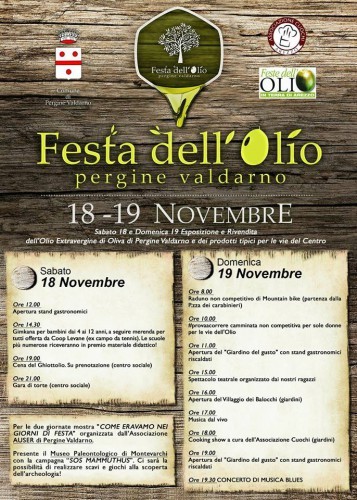 Pergine Valdarno Festa dell’Olio Nuovo Arezzo