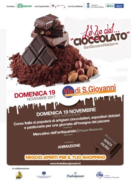 San Giovanni Valdarno fiera del cioccolato Le vie del Cioccolato Arezzo