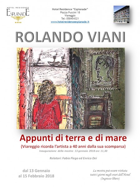 Viareggio mostra Rolando Viani Lucca