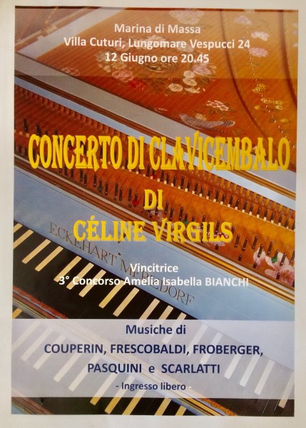 Marina di Massa concerto Cèline Virgils Massa Carrara