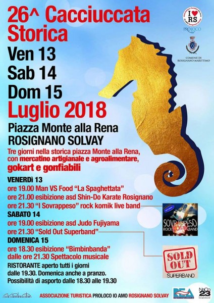 Rosignano Solvay festa Cacciuccata Storica Livorno
