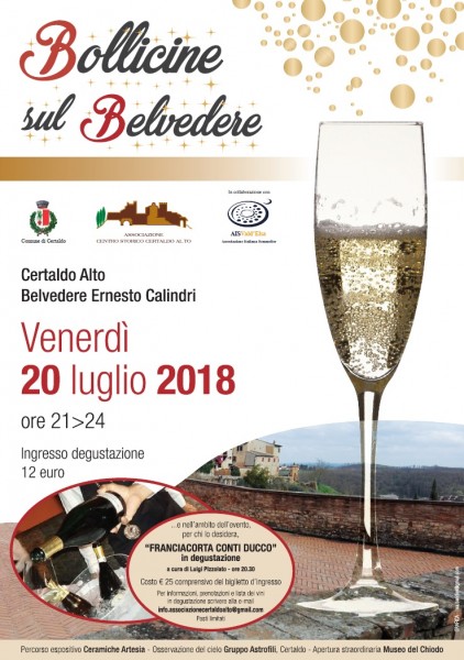 Certaldo festa Bollicine sul Belvedere Firenze
